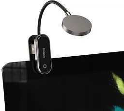 Лампа Baseus Comfort Reading Mini Clip Lamp dark gray (DGRAD-0G) - мініатюра 4