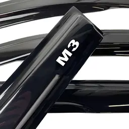 Дефлектори вікон вітровики для Mazda 3 2003-2009 Хечбек Гнучкі (Acrylic) - мініатюра 2