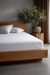 Наматрацник Aqua stop Ecotton Premium Comfort 60х120 см махровий водонепроникний на резинці по кутам білий (19681) - мініатюра 6