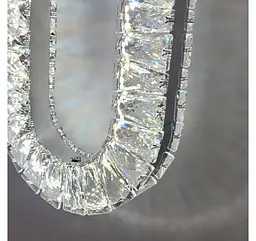 Підвісна LED-люстра Artlight 7709/2A-CH із сяйливими кришталевими петлями в полірованому хромі - мініатюра 5