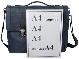 Чоловічий шкіряний портфель Mykhail Ikhtyar 39х30х7 см sum0023094 - мініатюра 5
