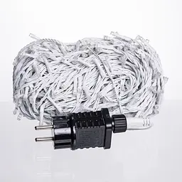 Гірлянда Нитка вулична GarlandoPro 30 м 300 LED білий дріт Синій CF300L30MWBL - мініатюра 3