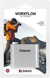 Kingston Кардрідер Workflow Dual-Slot SDHC/SDXC UHS-II Card Reader - мініатюра 2