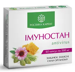 Імуностан - antivirus 60 капул Рослина Карпат - мініатюра 1