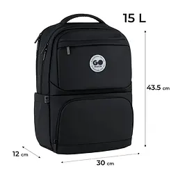 Рюкзак GoPack Teens 150L Чорний (GO26-150L) - мініатюра 2