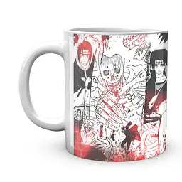 Кружка GeekLand Наруто Naruto У стрибку на червоному тлі NA.02.597 - мініатюра 3
