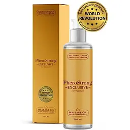 Масажна олія з феромонами PheroStrong Exclusive Massage Oil, 100 мл - мініатюра 2