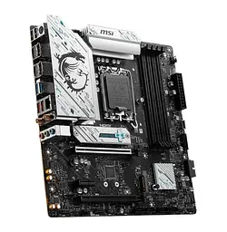 Материнська плата LGA1700, MSI B760M GAMING PLUS WIFI, B760, 4xDDR5, Int.Video(CPU), 4xSATA3, 2xM.2, 2xPCI-E 4.0 x16, 1xPCI-E 3.0 x1, ALC897, RTL8125BG, WiFi 6E, Bluetooth 5.3, 9xUSB3.2/6xUSB2.0, 2xHDMI/2xDP, Micro ATX - мініатюра 4