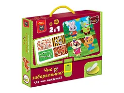 Гра з липучками VLADI TOYS "Чиє забарвлення? Де чия мордочка?" VT1310-06
