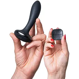 Анальна вібропробка Hot Octopuss PleX з flex Treble and Bass Technology 2 мотора пульт ДК - мініатюра 3