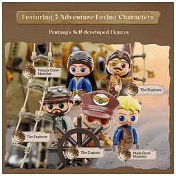 Конструктор Pantasy Original Дирижабль Steampunk (85021) - мініатюра 4