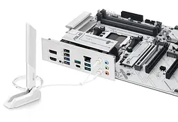 Материнська плата ASUS B850 MAX GAMING WIFI W White (B850 MAX GAMING WIFI W) (Socket AM5, AMD B850, ATX) - мініатюра 5