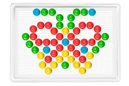 Дитяча розвиваюча мозаїка 3381TXK, 140 фішок - мініатюра 5
