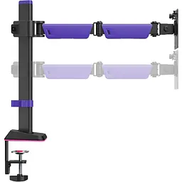 Настільне кріплення для монітора Gamepro MAG101V RGB 17`-40` Black/Violet [148276] - мініатюра 7