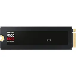 Накопичувач SSD Samsung m.2 NVMe 8TB 9100 Pro Heatsink PCIe 5.0 x4 V-NAND TLC (MZ-VAP8T0CW) - мініатюра 2