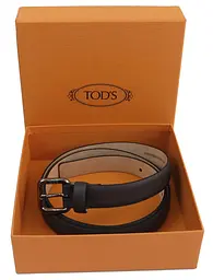 Ремінь жіночий Tod's 85-106 см 2.5 см шкіра Сірий - мініатюра 9