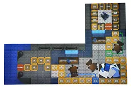 Конструктор блоковий QB300-205 "Block&Steps: Морська Місія" + ходилка та меморі гра 3в1, 124дет. qbee - мініатюра 3