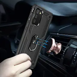 Панель BeCover Military для Samsung Galaxy A02s SM-A025/ A03s SM-A037 / M02s SM-M025 Black (706012) - мініатюра 4
