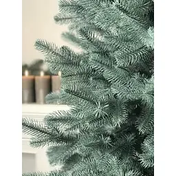 Ялинка штучна Hvoya Lux лита 220 см з металевою підставкою блакитна - мініатюра 6