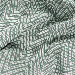 Плед бавовняний Cosas ZIGZAG 180х230 см оливка (Plaid_Zigzag_01Pistachio_180x230) - мініатюра 5