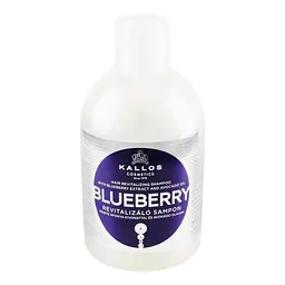 Шампунь для волосся Kallos Cosmetics KJMN Blueberry відновлюючий з екстрактом чорниці, 1 л - мініатюра 3