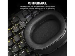 Навушники з мікрофоном Corsair HS55 Stereo Carbon (CA-9011260) - мініатюра 3