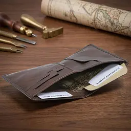 Чоловіче портмоне Tony Perotti Varsavia з натуральної шкіри 3480 (90091) коричневе - мініатюра 5