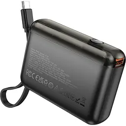 Зовнішній акумулятор Hoco J139 Hero USB-C 10000mAh 22.5W Black [123629] - мініатюра 3