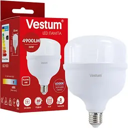 Світлодіодна високопотужна лампа Vestum T140 50W 6500K 220V E27 1-VS-1610