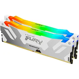Модуль пам'яті DDR5 Kingston FURY Renegade RGB 2x24GB 8000MHz White/Silver (KF580C38RWAK2-48) [175477]