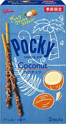 Японські палички Pocky Ezaki Glico Summer Limited зі смаком кокосу 60 г