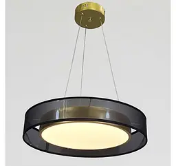 Підвісний круглий LED-світильник Artlight 2003/X4 чорний із золотим сатином та трьома режимами світла - мініатюра 3