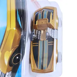 Базова машинка Hot Wheels Track Champs Champions Des Circuits Twin Dorado жовта (5785) HYW49-N522 - мініатюра 4