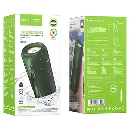 Портативна акустика Hoco Portable Speaker BS48 Dark Green [762290] [78945] - мініатюра 2
