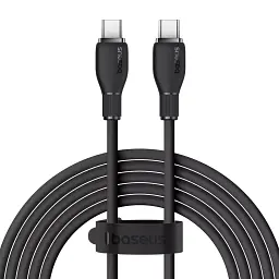 Кабель Baseus Pudding Series Fast Charging Cable Type-C to Type-C 100W 1.2m P10355702111-00 Black