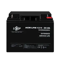 Акумулятор AGM LPM 12V - 20 Ah - мініатюра 2