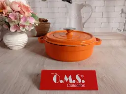 Сотейник чавунний O.M.S. Collection 3365-24 2,8л Orange - мініатюра 4