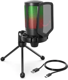 Мікрофон A6V, Black Fifine teh0020391 - мініатюра 4