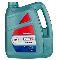 Олива моторна Luxe Молібден 10W40 SJ/CF н/синт. 4 л