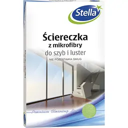 Салфетка Stella микрофибра для стекла и зеркал