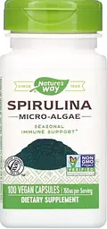 Спіруліна Nature's Way Spirulina 760 мг 100 капс