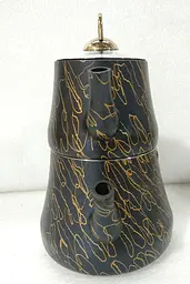 Двоярусний чайник O.M.S. Collection 8204-M Gold (0,8/1,8 л.) - мініатюра 4