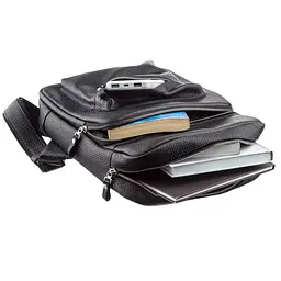 Шкіряний рюкзак SHVIGEL 25,5х32,5х8 см sum0012696 - мініатюра 3