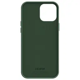 Силиконовый чехол для Apple iPhone 14 Pro Max, ICON2 Case, оливковый, противоударный, панель, защита всего корпуса, матовая поверхность Soft Touch, выступает над дисплеем, совместим с защитными стеклами и пленками, с микрофиброй, ArmorStandart (ARM68465) - мініатюра 2