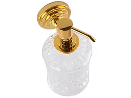 Дозатор для рідкого мила Kugu Versace 214G, Золотий - мініатюра 2