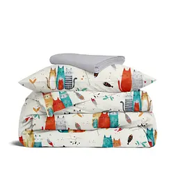 Дитяча постільна білизна Cosas COLOR CATS CS1 110х140см (ColorCats_52Grey_140)