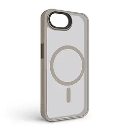 Чехол для Apple iPhone 16e/17e, Uniq MagCase, серый, противоударный, панель-накладка с MagSafe, ударопрочный TPU+PC, с магнитом MagSafe, поддержка полноценной беспроводной зарядки, ArmorStandart (ARM83872) - мініатюра 2