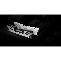 Модуль пам'яті для комп'ютера DDR5 32GB (2x16GB) 8000 MHz Renegade White Kingston Fury (ex.HyperX) (KF580C38RWK2-32) - мініатюра 9