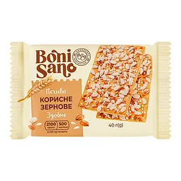 Печиво здобне BoniSano Корисне зернове 40 г