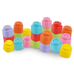 Іграшка-конструктор розвиваюча Clementoni Soft Clemmy Soft Blocks 10 деталей (17988) - мініатюра 2